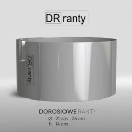 Rant regulowany bez podziałki 26-31 cm h14,sklep cukierniczy Kraków