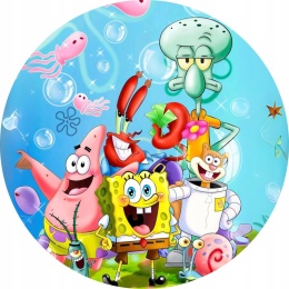 Wydruk jadalny na tort SPONGEBOB  wz.II,sklep cukierniczy Kraków